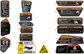 BODY - WARNING DECALS - 2026 CAN AM OUTLANDER MAX 1000R 4X4 BACKCOUNTRY - CALI - STEALTH BLACK