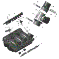 ROTAX - AIR INTAKE MANIFOLD AND THROTTLE BODY - 2025 CAN AM MAVERICK R - CATALYST GRAY - 77" WIDTH CALI