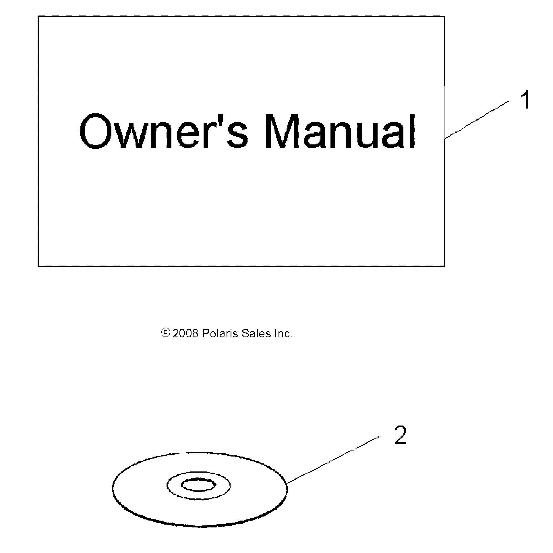 An Image of a Genuine Polaris Parts Schematic Diagram showing the schematic - REFERENCE: MANUAL and SETUP INFORMATION - 2015 POLARIS OUTLAW 50