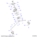 STEERING: STEERING POST ASM. - 2020 POLARIS SPORTSMAN XP 1000 48" TRAIL