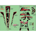 DECAL (WHITE) - 2016 CFMOTO ZFORCE 800 Trail