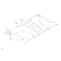BODY - ROOF - 2026 CAN AM MAVERICK TURBO X - GRANITE GREY - 64" WIDTH - (2)