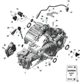 ROTAX - GEARBOX ASSY AND DRIVE SHAFT - 686 866 - HUA YONG - 1ST GENERATION - 2024 CAN AM DEFENDER MAX HD10 LTD CAB - WILDLAND CAMO - 67" WIDTH CALI