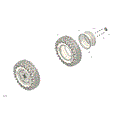 DRIVE - FRONT WHEELS - 2026 CAN AM DEFENDER MAX HD11 LONE STAR CAB - STEALTH BLACK - 65" WIDTH - (2)