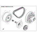CLUTCH AND CVT ASSY - 2018 CFMOTO UFORCE 800
