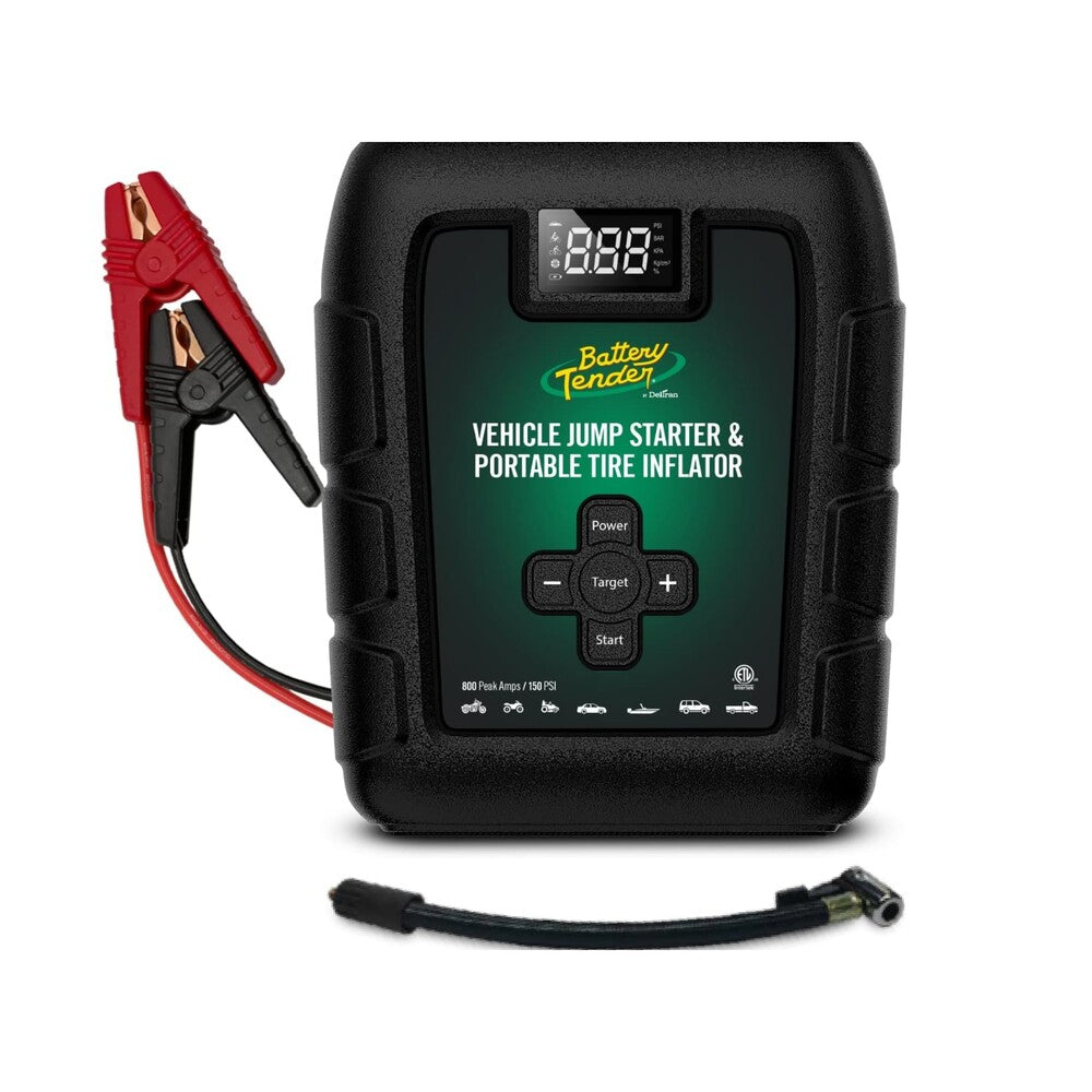 Charge N Start 800A 12V Jump Starter w/ Tire Inflator by Battery Tender