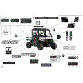 DECALS - HD8 - XT CAB - 2019 CAN AM DEFENDER HD8