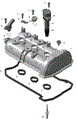 ROTAX - VALVE COVER - 2026 CAN AM DEFENDER MAX HD11 LONE STAR CAB - STEALTH BLACK - 65" WIDTH