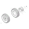 DRIVE - REAR WHEELS - 2026 CAN AM MAVERICK SPORT 1000R EFI X RC - HYBRID WHITE PEARL - 64" WIDTH - (2)