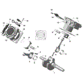 ROTAX - CRANKSHAFT PISTONS AND CYLINDER - 2025 CAN AM MAVERICK SPORT 1000R EFI DPS - TIMELESS BLACK METALLIC - 60" WIDTH