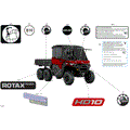 BODY - DECALS - 2025 CAN AM DEFENDER 6X6 HD10 LTD CAB - FIERY RED METALLIC - 67" WIDTH