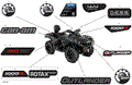 BODY - DECALS - 2023 CAN AM OUTLANDER MAX 1000R EFI XT