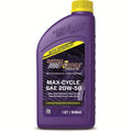 Max-Cycle Synthetic 20W-50 Motorcycle Oil - 1 Quart (Case of 6) by Royal Purple