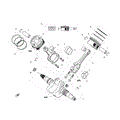 CRANKSHAFT ASSY & PISTON - 2016 CFMOTO UFORCE 800