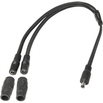 DC 2.5 mm to DC 2.5 mm Y-Splitter 12" by Tecmate O-45 Battery Charger Accessory
