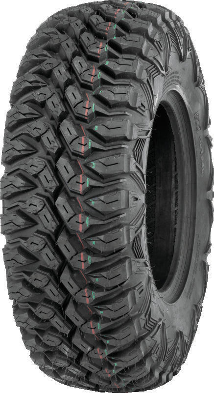 QuadBoss QBT846 Radial Utility Tire - 25x8R12, 8-Ply for Intermediate to Hard Terrain