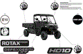 BODY - DECALS - 2024 CAN AM DEFENDER PRO HD10 XT - TIMELESS BLACK METALLIC - 64" WIDTH CALI