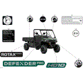 BODY - DECALS - 2026 CAN AM DEFENDER PRO HD10 DPS - COMPASS GREEN - 64" WIDTH