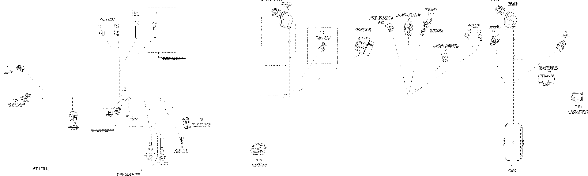 An Image of a Genuine Can-Am Parts Schematic Diagram showing the schematic - ELECTRICAL HARNESS - 710004898 DPS