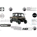 BODY - DECALS - 2024 CAN AM DEFENDER HD10 LTD CAB - WILDLAND CAMO - 67" WIDTH