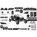 BODY - DECALS - 2022 CAN AM MAVERICK MAX TURBO RR X MR