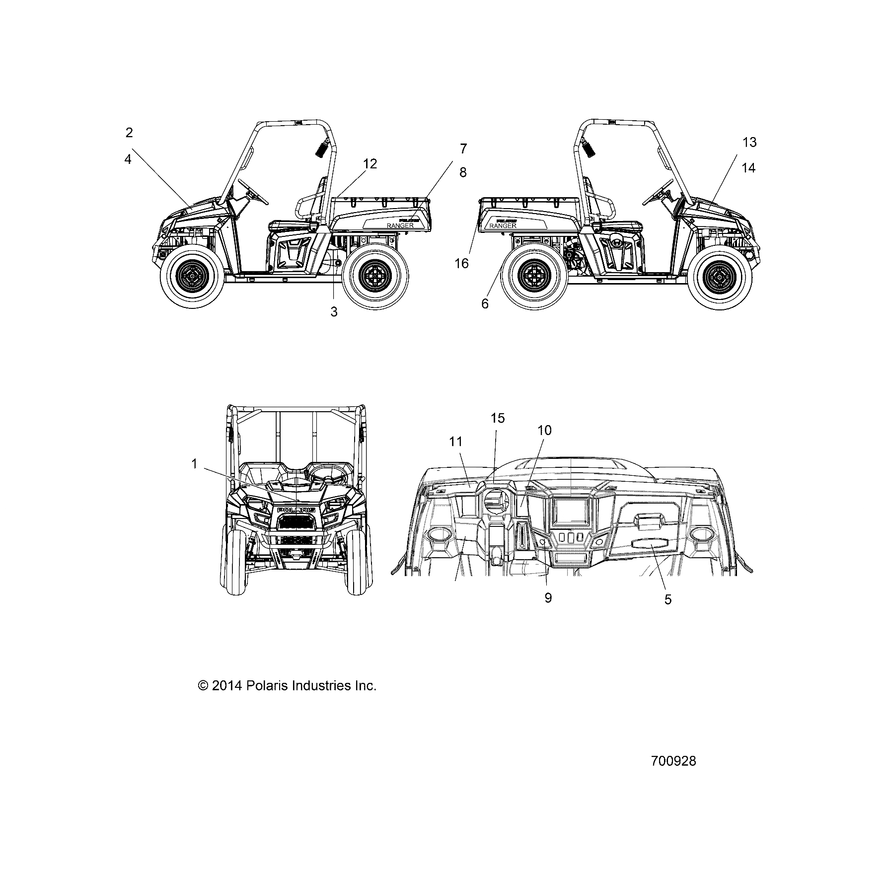 Decal-Box,Ranger4X4,Prostar,Lh by Polaris 7183995 OEM Hardware P7183995 Off Road Express