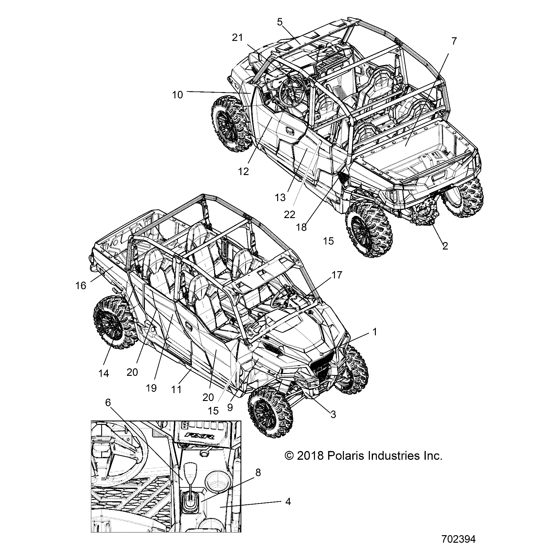 Decal-Door,Frt,Right by Polaris 7189195 OEM Hardware P7189195 Off Road Express