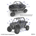 Decal-Fr.Fndr,Side,Top,Right by Polaris 7193721 OEM Hardware P7193721 Off Road Express