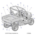 Decal-Fr.Fndr,Side,Xp,1000,Lh by Polaris 7187094 OEM Hardware P7187094 Off Road Express