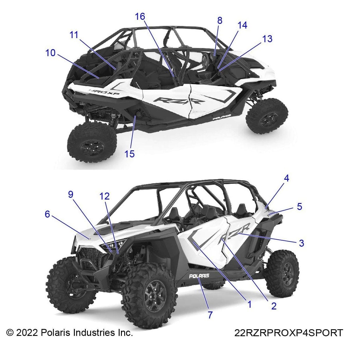 Decal-Rr.Fndr,Lower,Proxp,Lh by Polaris 7196971 OEM Hardware P7196971 Off Road Express