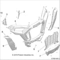 Deflector Panel, Right Hand, Bl by Polaris