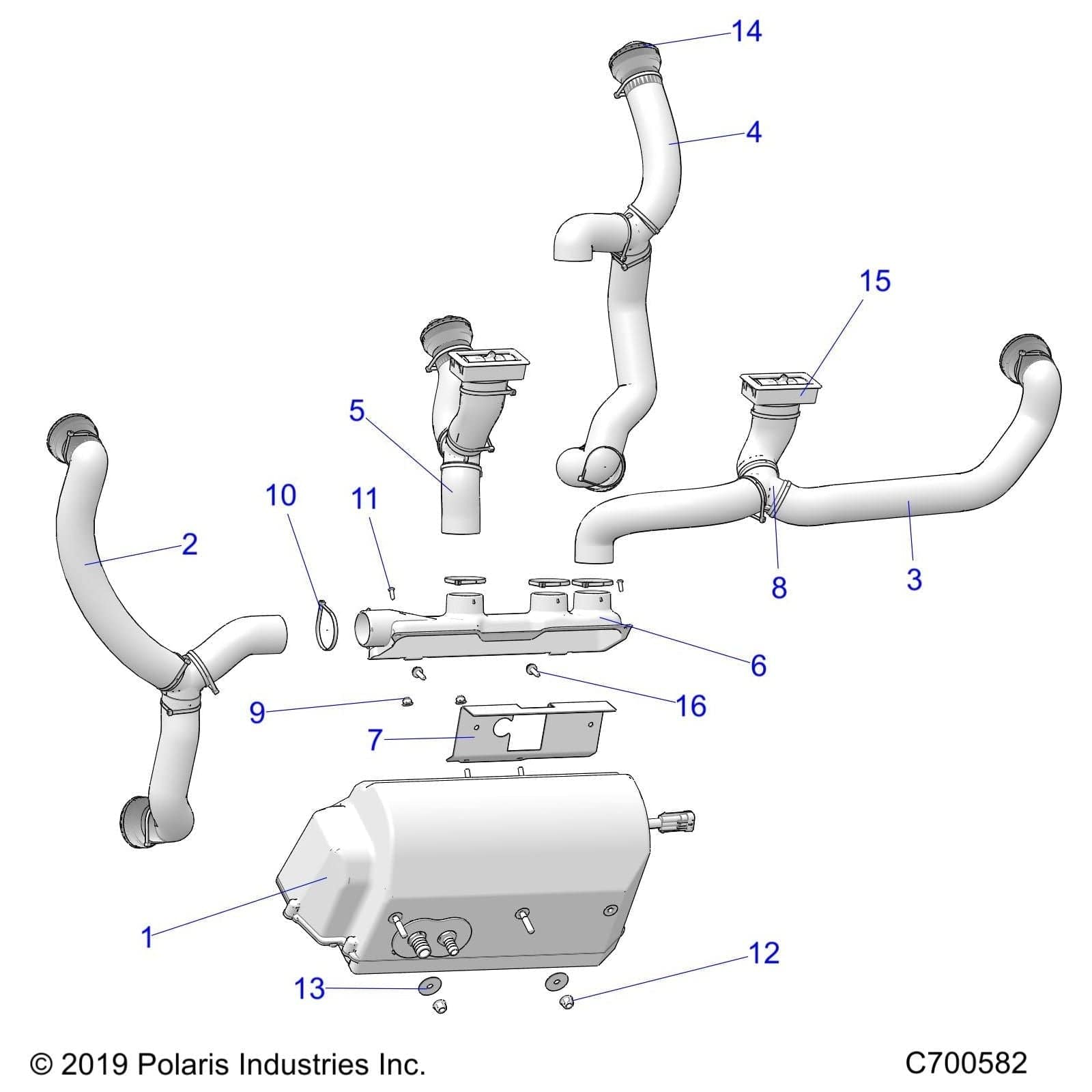 Defrost Vent by Polaris 5453900 OEM Hardware P5453900 Off Road Express