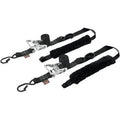Deluxe Ratchet Tie-Downs - 1-1/2" x 6-1/2' - Black By Powertye MFG