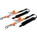 Deluxe Ratchet Tie-Downs - 1-1/2" x 6-1/2' - Orange By Powertye MFG