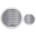 Derby Cover and Cam Cover Set Finned Style Chrome by Witchdoctors