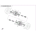 REAR WHEEL ASSY - 2017 CFMOTO CFORCE 400