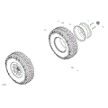 DRIVE - REAR WHEELS - X RC - 2021 CAN AM MAVERICK TURBO X RC
