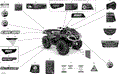 DECALS - X MR - 2020 CAN AM OUTLANDER 850 EFI X MR