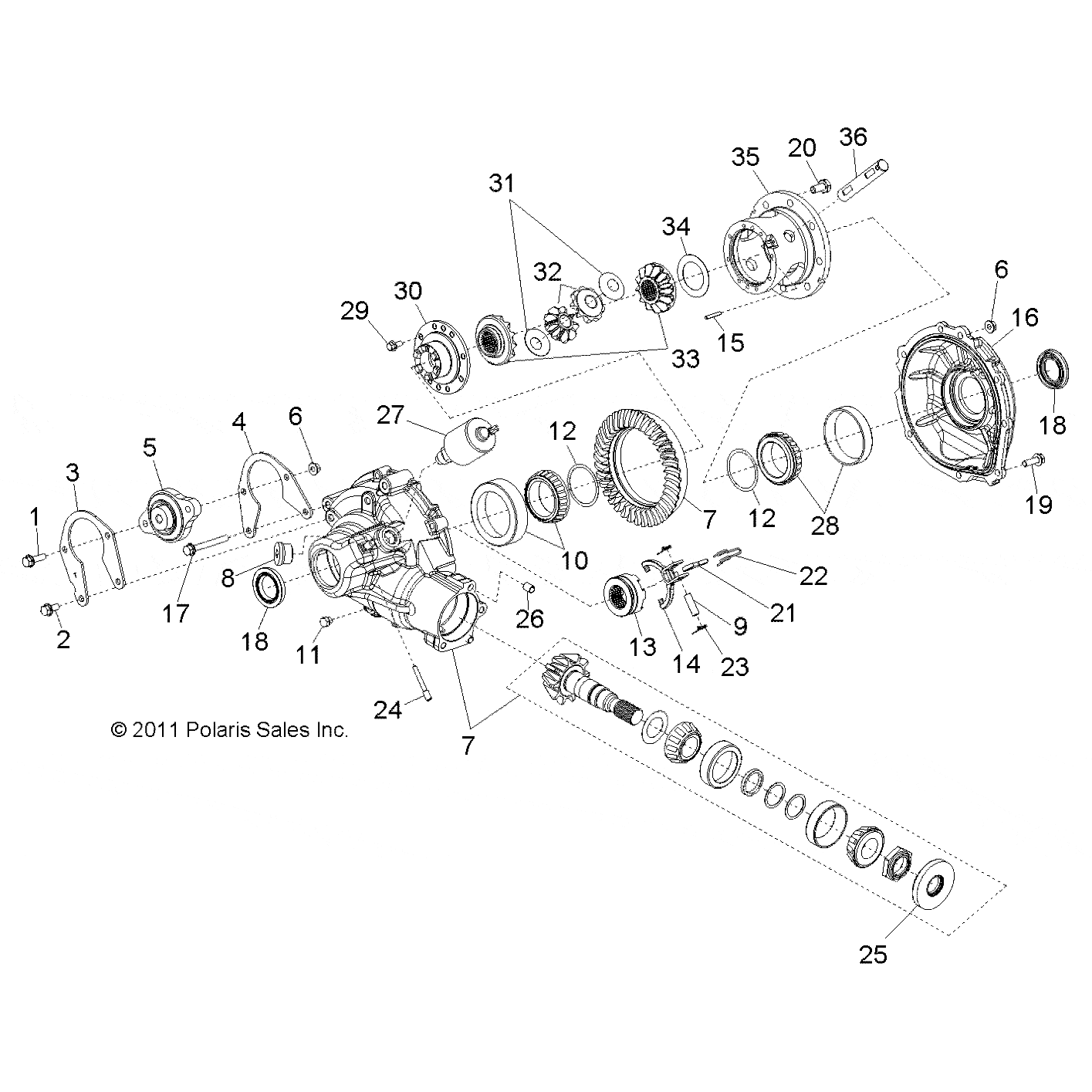 Differential Lock Solenoid by Polaris 2411634 OEM Hardware P2411634 Off Road Express