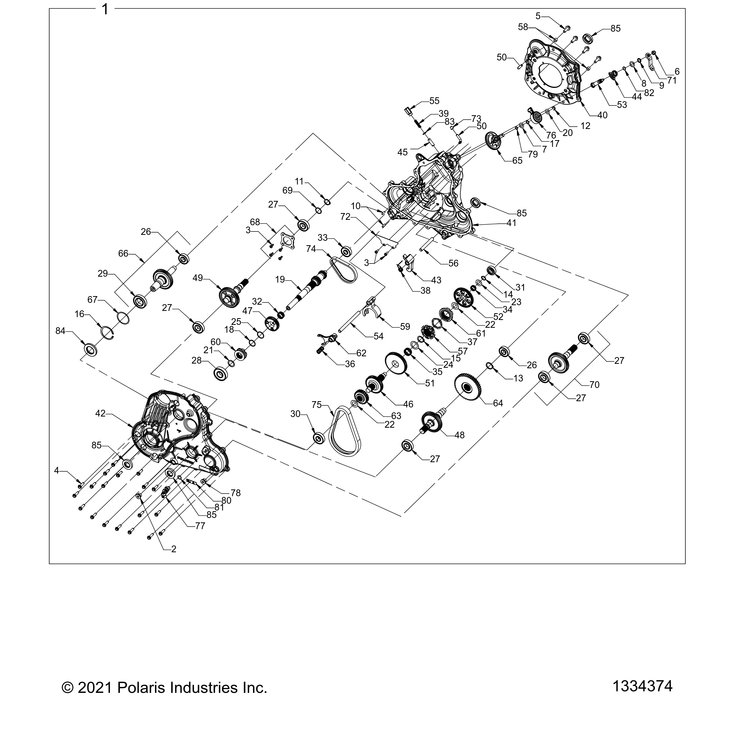 Dog-Engagement Gto High by Polaris 3235190 OEM Hardware P3235190 Off Road Express