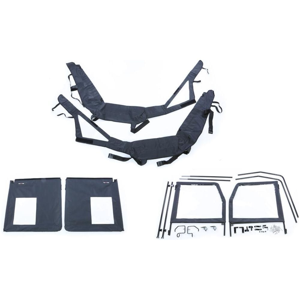 Doors Ranger Mid Size '09-14 W/Round Roll Cage Tubes By Seizmik 06005 Full Door 63-7183 Western Powersports Drop Ship