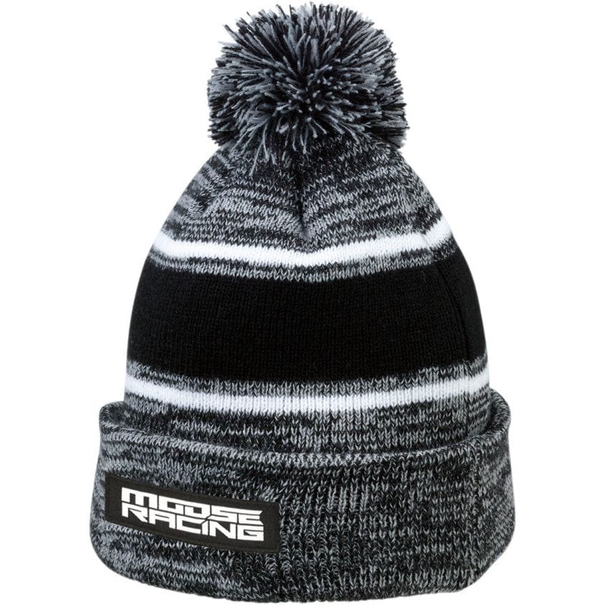 Drift Knit Beanie By Moose Utility 2501-2989 Skull Cap 25012989 Parts Unlimited One Size / BLACK/GRAY