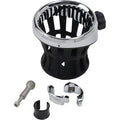 Drink Holder 7/8" & 1" Handlebar Mount Chrome/Chrome Clamp by Ciro