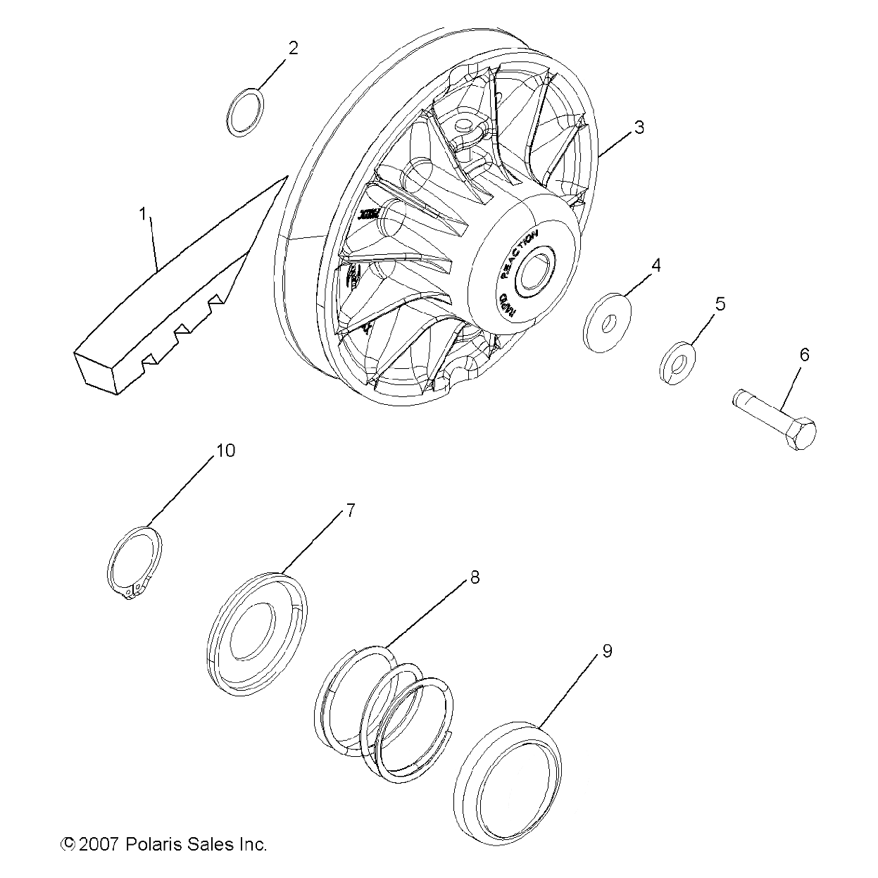 Drive Belt by Polaris 3211136 OEM Hardware P3211136 Off Road Express