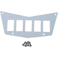 Dash Plate RZR8/900 5Swtch Wh by Moose