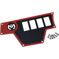 Dash Plate RZR9/100 Large Left Red by Moose