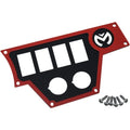 Dash Plate RZR9/100 Large Rt Red by Moose