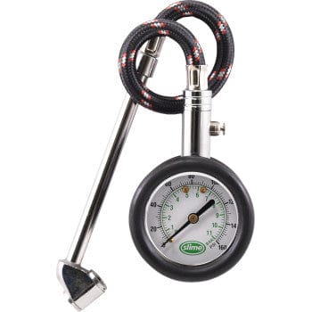 Dual Head/Dial - 10 psi -160 psi Tire Gauge by Slime 2020-A Air Pressure Gauge