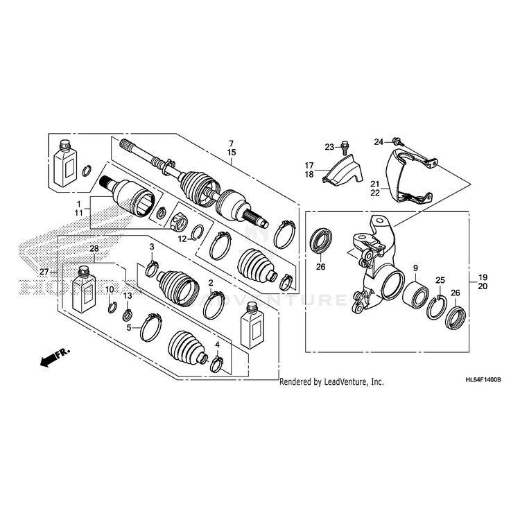 Dust Seal (50X64X7) by Honda 91254-HL1-A01 OEM Hardware 91254-HL1-A01 Off Road Express Peach St
