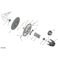 TRANSMISSION DRIVEN PULLEY - TURBO - 2016 CAN AM MAVERICK / CAN AM MAVERICK MAX